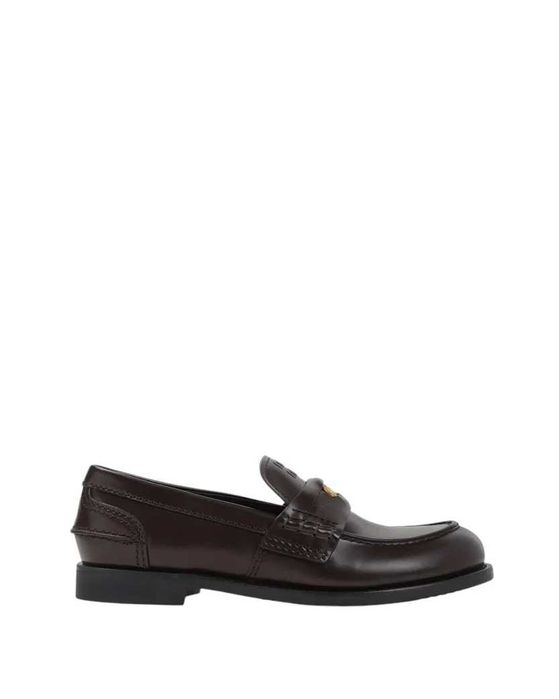 Лофери Miu Miu Patent Leather Penny Loafers Dark Brown