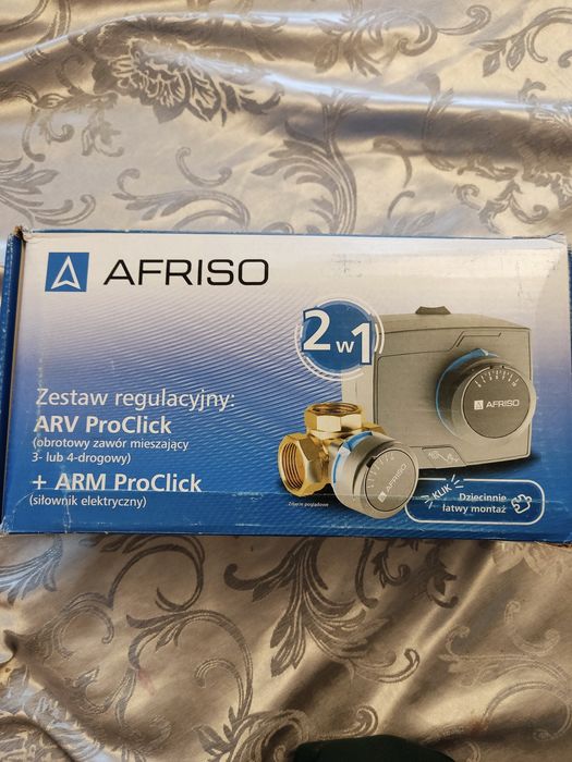 13 387 Zestaw Zawór 3 drogowy dn50 ATV, siłownik ARM 343 ProClick