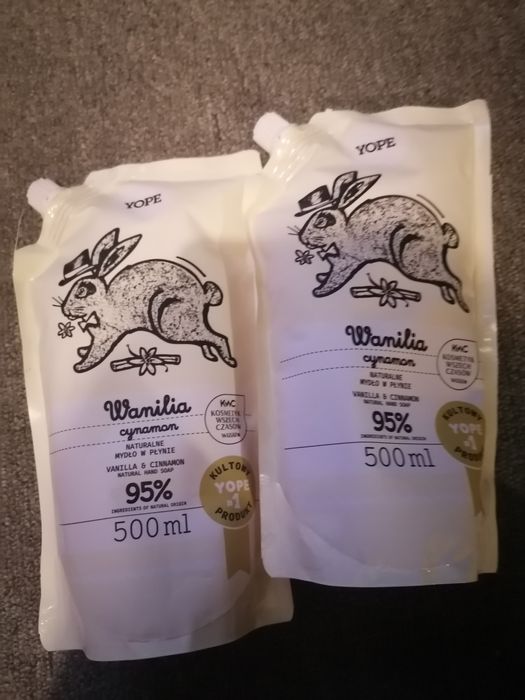 2x mydło Wanilia cynamon Yope zapas