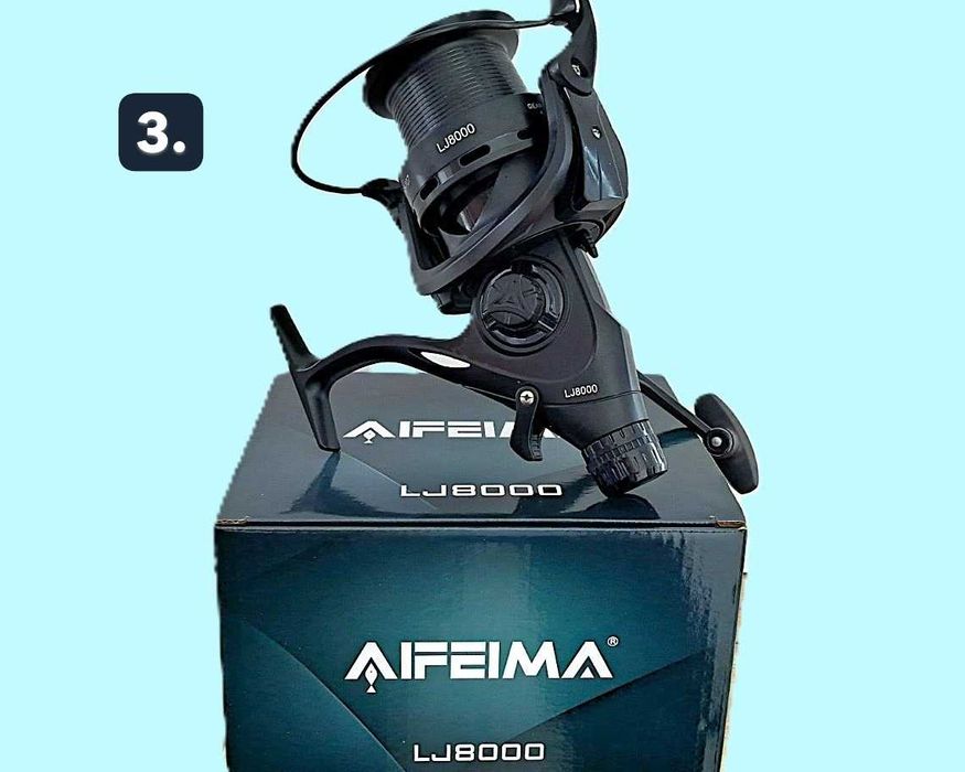 Катушка карповая Aifeima LJ-8000; HF-9000; UCFR-9000; LX-12000  і інші
