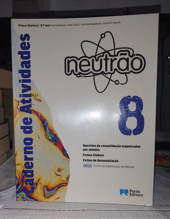 Caderno de Atividades Neutrão - Físico-Química - 8.º Ano