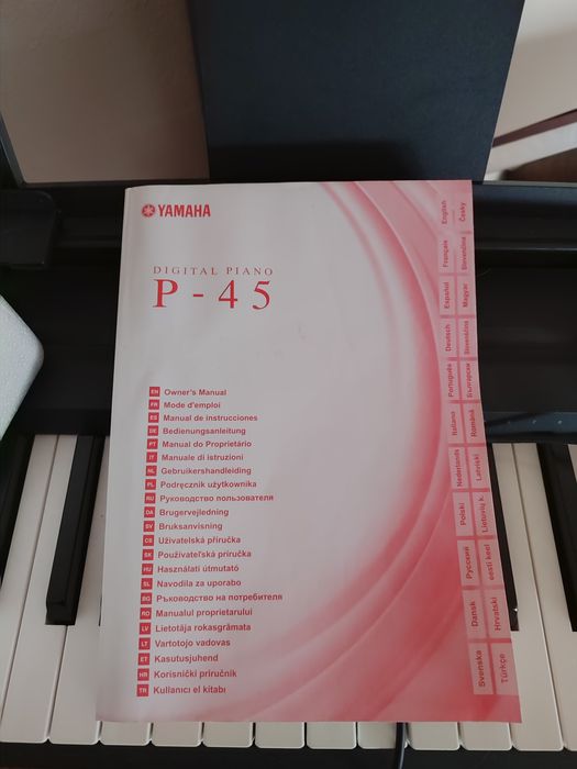 Vendo piano YAMAHA P-45B