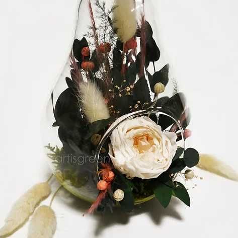 Знижка 50% Новорічний сувенір Довговічна троянда в колбі