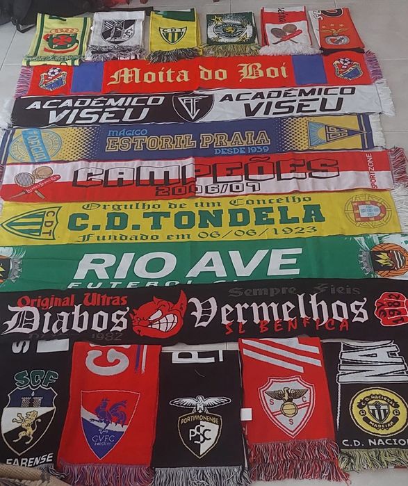 20 cachecois de futebol