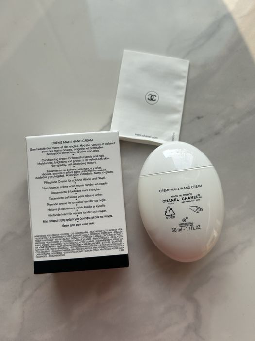 Krem do rąk CHANEL LA CRÈME MAIN 50 ml hand cream jajko