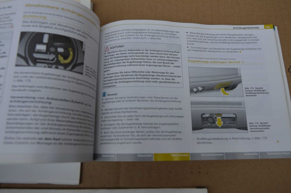 Audi A3 Sportback '08r INSTRUKCJA obslugi etui