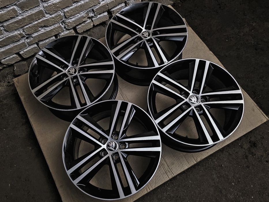Диски R17 5x100 | Original | Germany | Skoda/Audi/Seat/Volkswagen/Toyota/Subaru/MG/Dodge/Chrysler | Преміум комплект | Двохкольорові | Рідна фарба