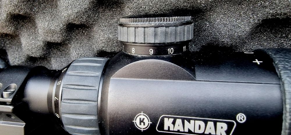 Myśliwska snajperska luneta Kandar KH4-12x42AOE ZOOM kolimator 1X22X33