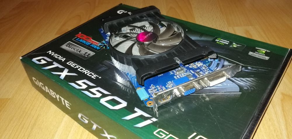 Gigabyte GTX 550 Ti GV-N550D5-1GI zadbana