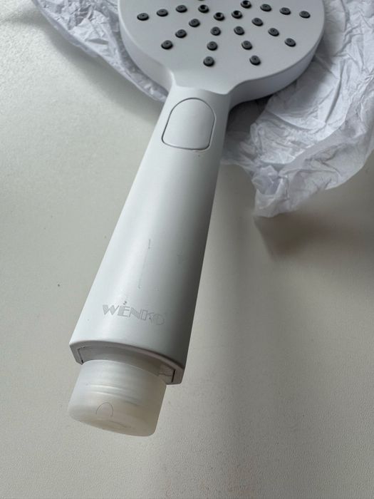 Нова Лійка душова Wenko Design white, пластик (ABS)