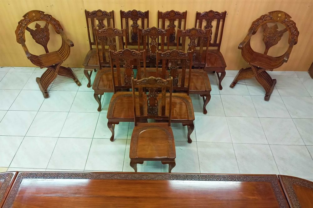 Mesa Jantar Grandes Dimensões Pau Rosa