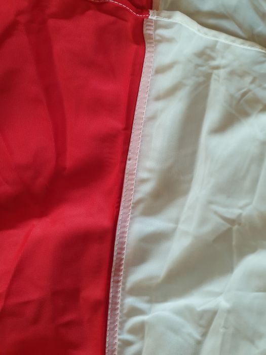 Flaga z czasów PRL kolekcjonerska z metką Bytom