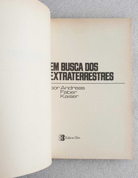 Antigo Livro ~ "EM BUSCA dos EXTRATERRESTRES" ~ Ed. Planeta 1971 RARO