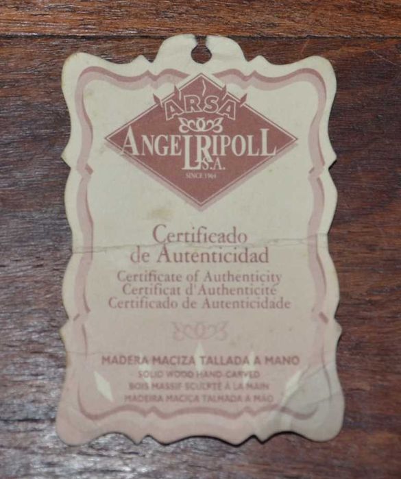 Quadro Taberna- Peça esculpida em madeira