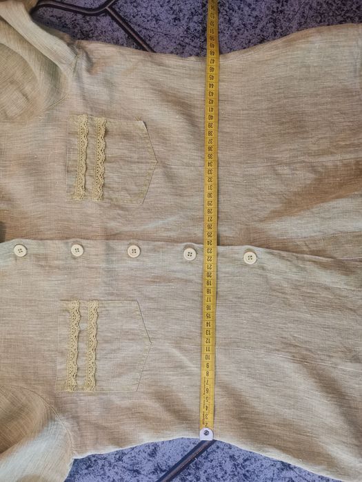 Linda camisa de linho tamanho 42