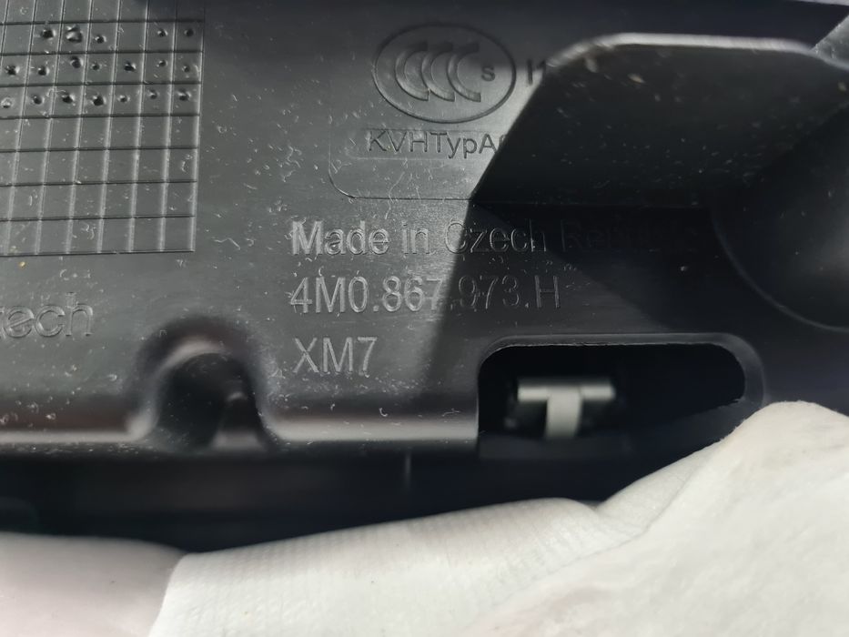 TAPICERKA osłona klapy bagażnika z roletą AUDI Q7 4M | oryginał | OEM