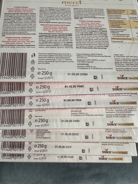 Czekoladki Merci 250g