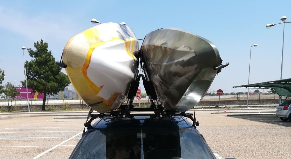 Kayaks Tandem Galaxy Kayaks como novos