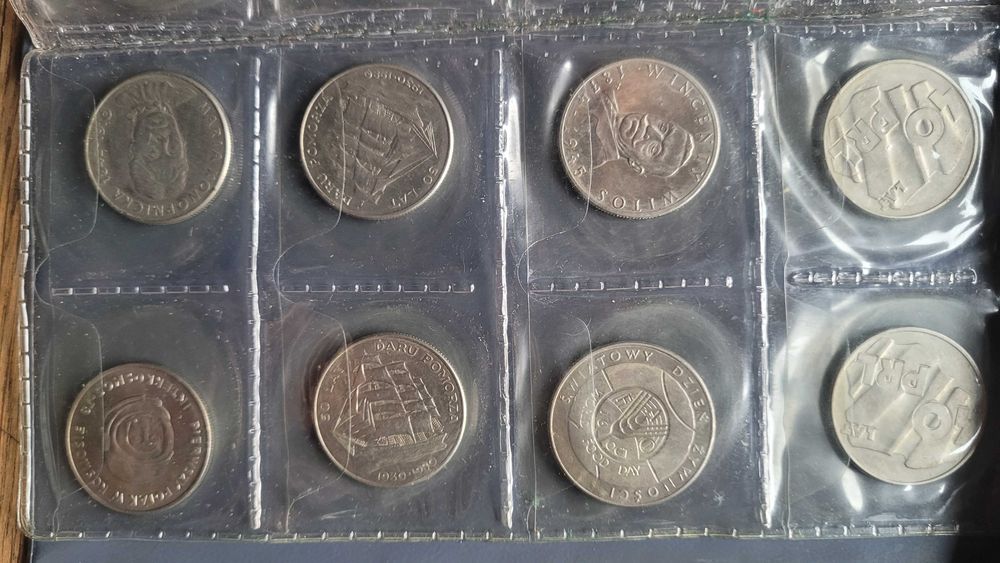 6 klaserów monety PRL