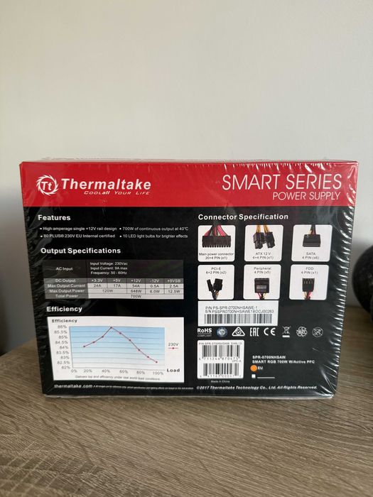Zasilacz Thermaltake Smart RGB 700W 80+ Czarny NOWY