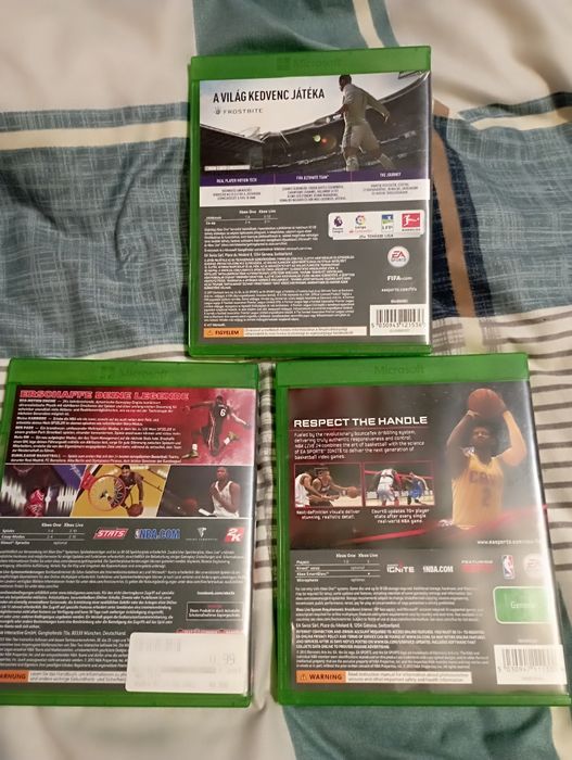 Три игры диска на X box one NBA Fifa