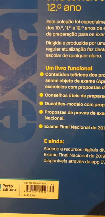 Livro preparação para exame nacional História A 12 ano