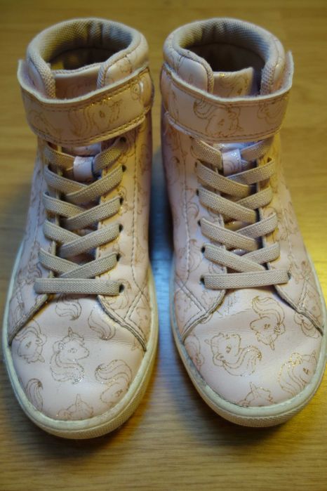 Trzewiki H&M z brokatem 32 wkładka ok.21cm jednorożce