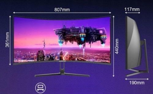 Monitor AMZFAST 34” 240Hz