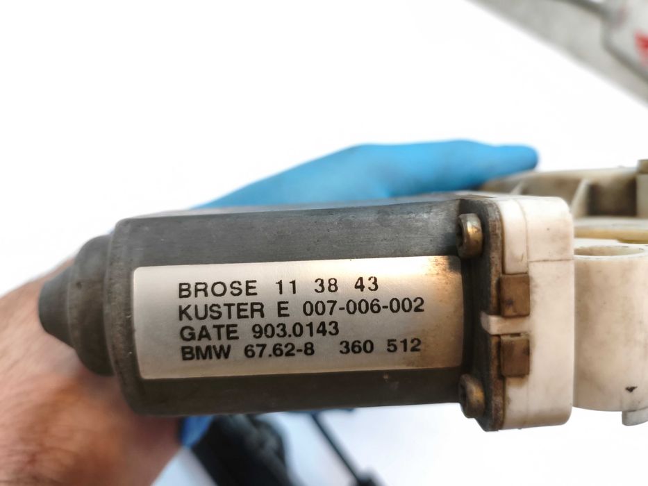 BMW E39 Mechanizm Podnośnik szyb Lewy Tył 2 pin