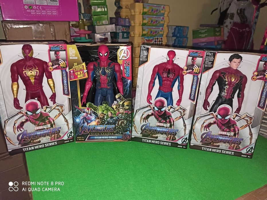 Фігурка марвел людина павук Халк Тор Грут Тор Аквамен герої