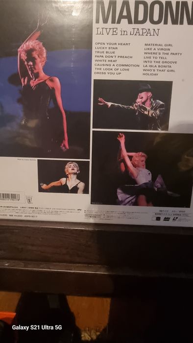 Laser discs  Madonna