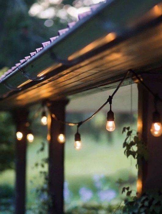 Grinalda de luzes para casamentos, festas e arraiais