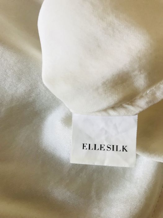 100% натур шовк розмір XL 48-50 верх топ піжама шелк Ellesilk майка