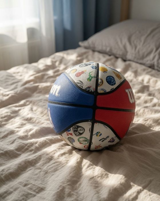 Wilson NBA баскетбольный мяч с логотипами команд | Отличное состояние
