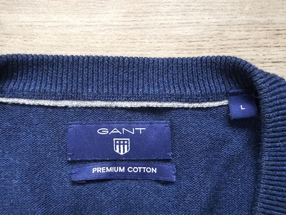 sweter GANT Premium Cotton r. L XL  jak NOWY - okazja