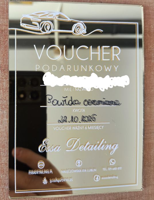 Powłoka ceramiczna, 5letnia, voucher 3000zl