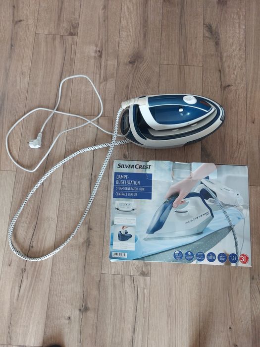 Żelazko ze stacją parową generator pary prasowanie na sucho i mokro