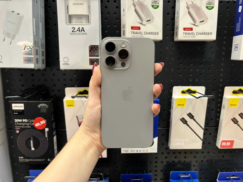 PROMOCJA!! iPhone 15 Pro Max Natural 256GB / Gwarancja 24mies /Raty 0%