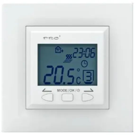 Терморегулятор для теплої підлоги. VEGA LTC 070 PROG Чорний