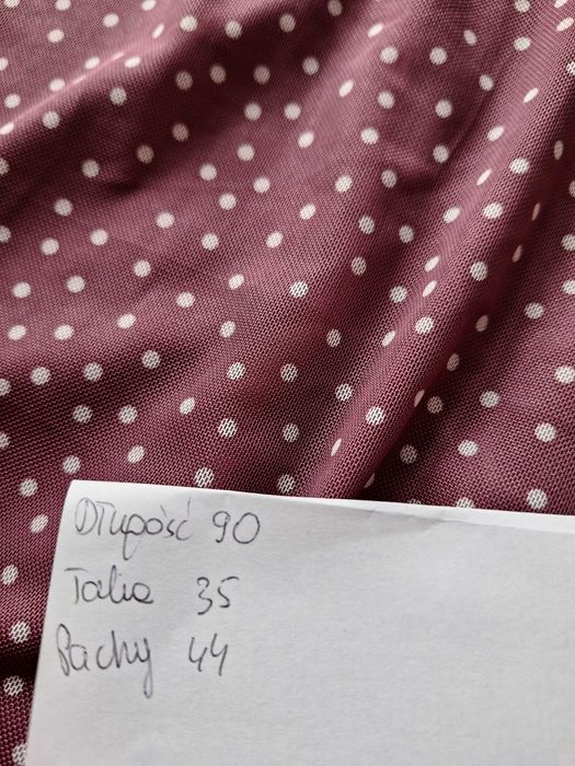 Fioletowa sukienka w kropki rozm M Reserved