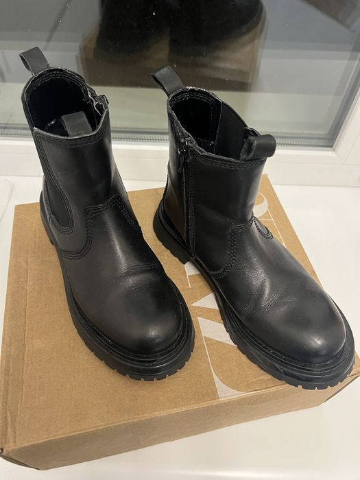 Чоботи дитячі Zara шкіряні