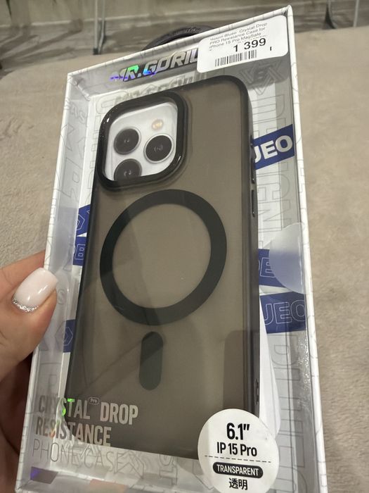 Чохол Blueo Crystal Drop Pro Resistance Case for iPhone 15 Pro MagSafe