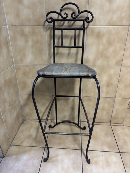 Krzesło wykonane przez kowala