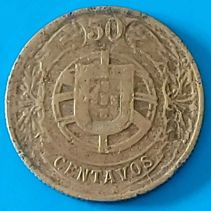 50 centavos de 1924 da Republica Portuguesa