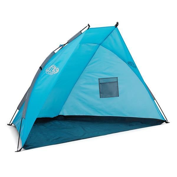 Namiot Plażowy Niebieski Z Podłogą Automatyczny Szybkorozkładający Się Do Plaży Ogrodu Piknik UV Protection Nils Camp