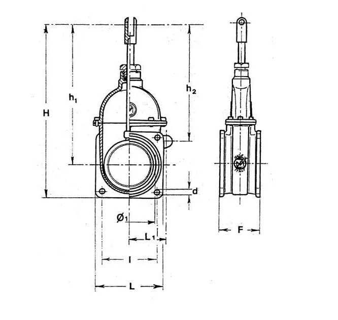 Zasuwa 6" ECO Zasuwa MZ Beczkowóz