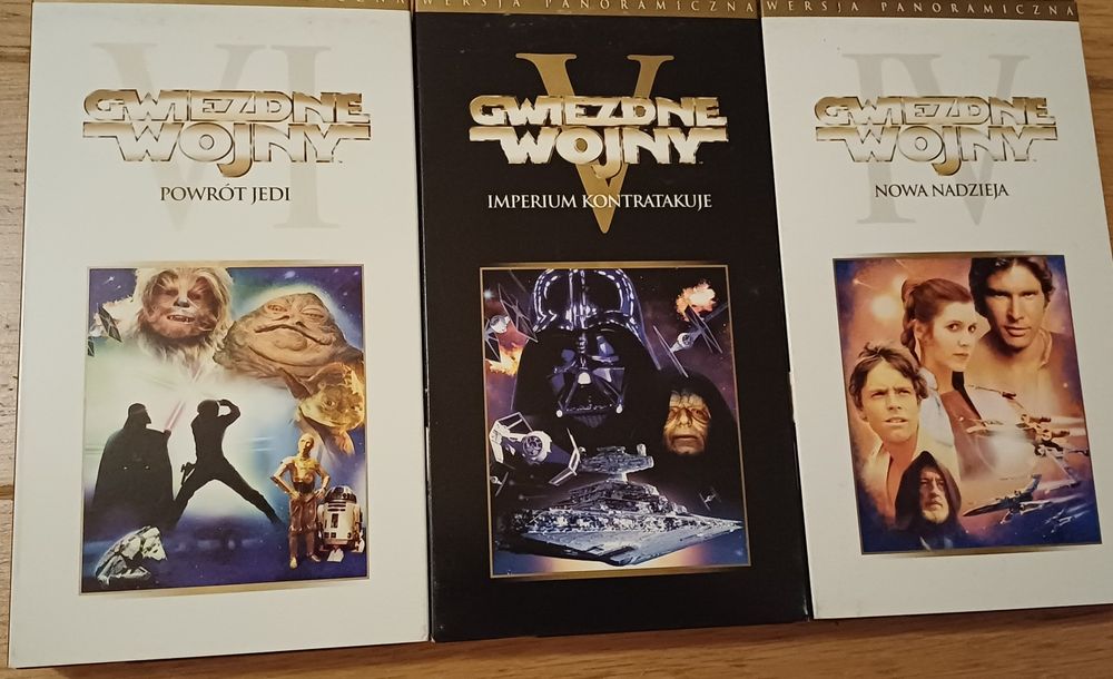 Kasety VHS Star Wars Gwiezdne Wojny