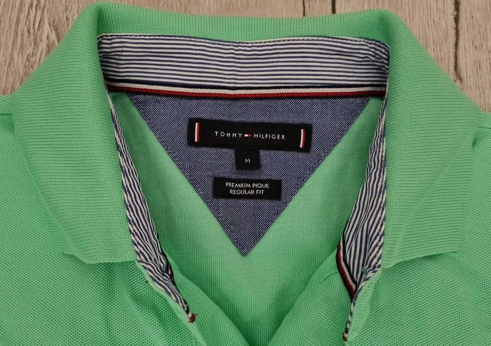 NOWA Koszulka POLO męska TOMMY HILFIGER regular fit (rozmiar M/L)
