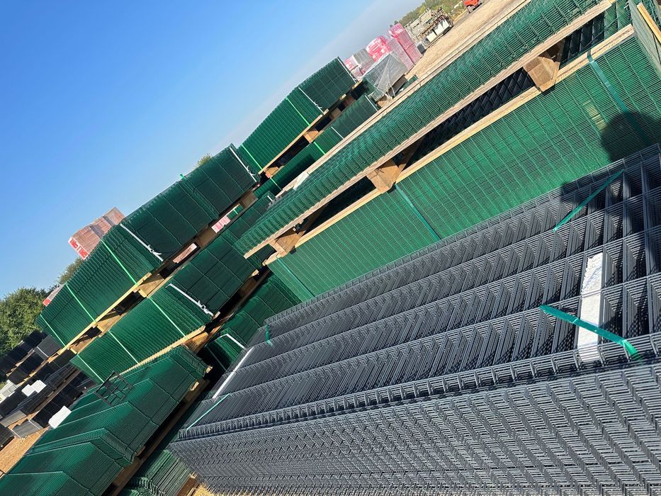 Ogrodzenie panelowe 3D KOMPLET ogrodzenia panele Transport