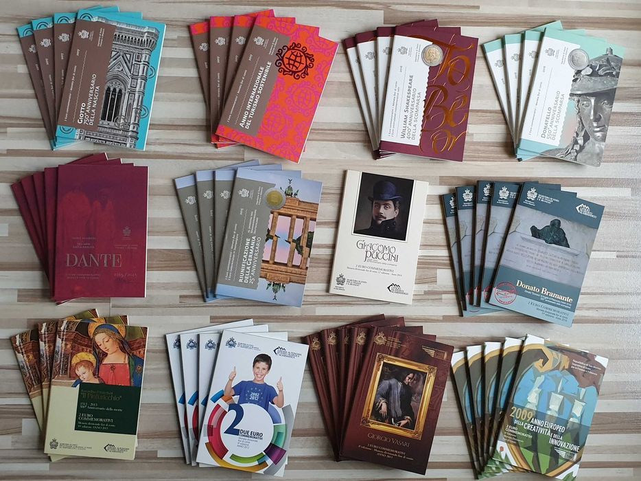 Zestaw monet 2 EURO San Marino